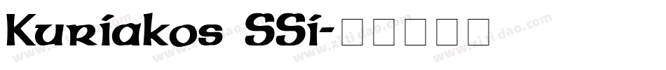 Kuriakos SSi字体转换